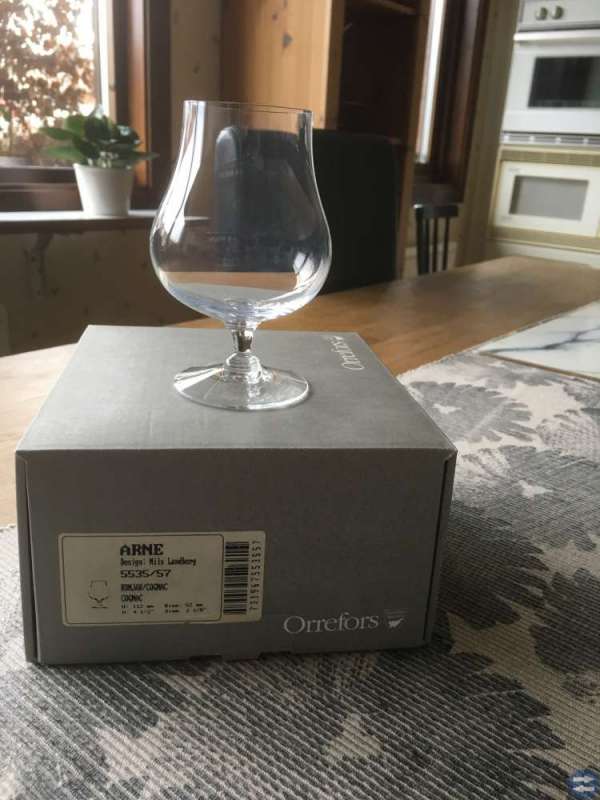 Orrefors konjaks cupor Arne