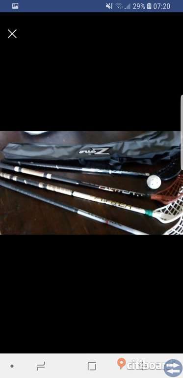 Innebandyklubbor 92 cm med fodral