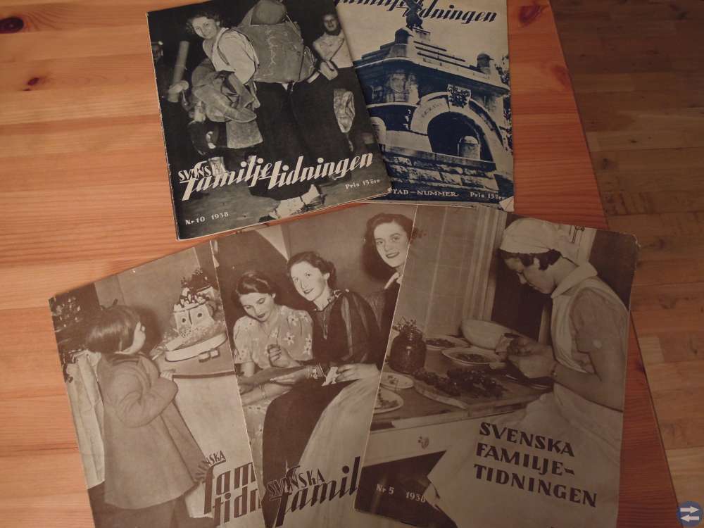 Svenska Familjetidningen - tidningar från 1938