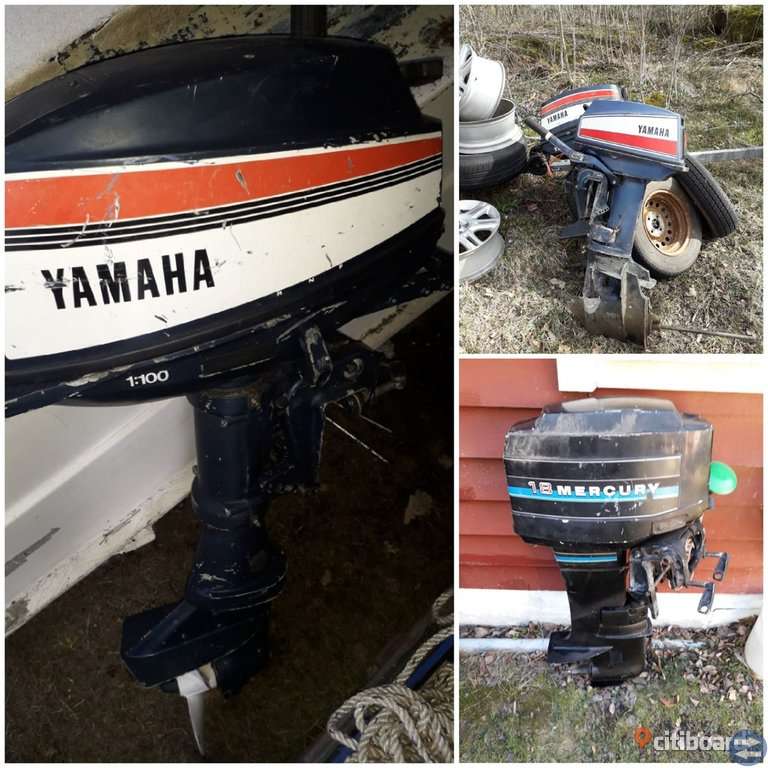 Yamah 8hk ,mercury 18hk , reservdelsmotor till yamaha 20-28hk