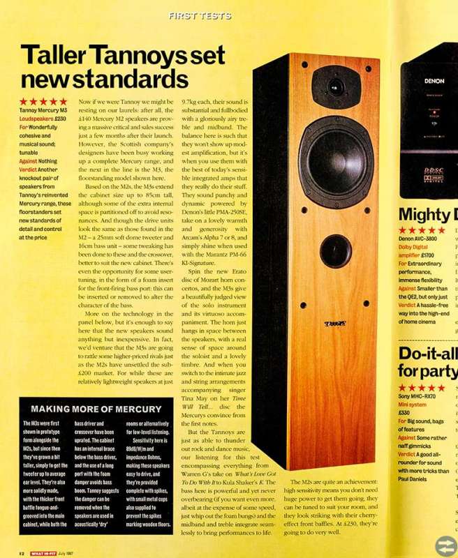 Högtalare Tannoy Mercury M3