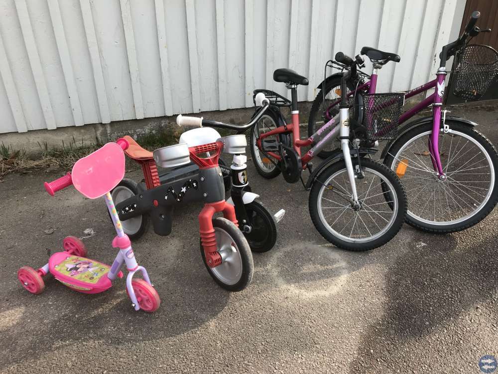 Barncyklar, trehjuling, balanscykel, sparkcykel