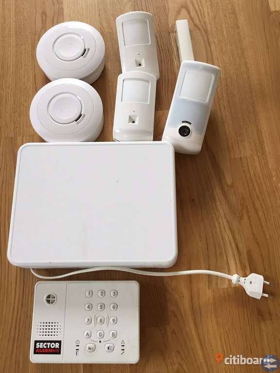 Sector hemlarm utrustning