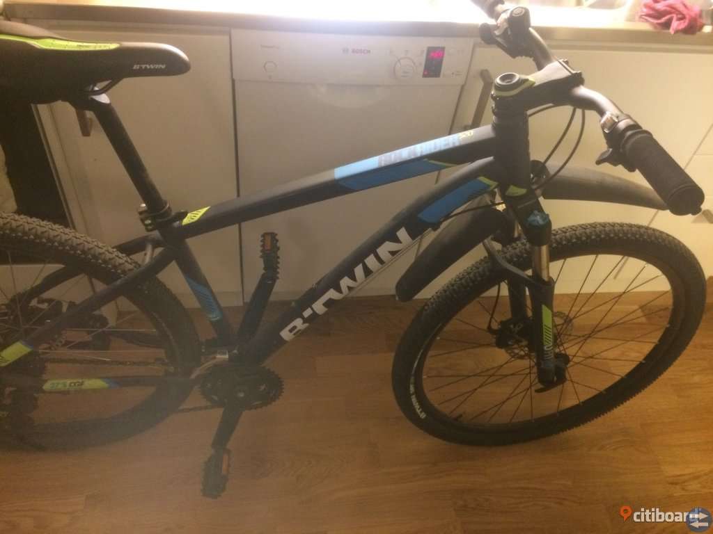 Btwin Rockrider 520 Mtb Cycle Blue 27x5x2