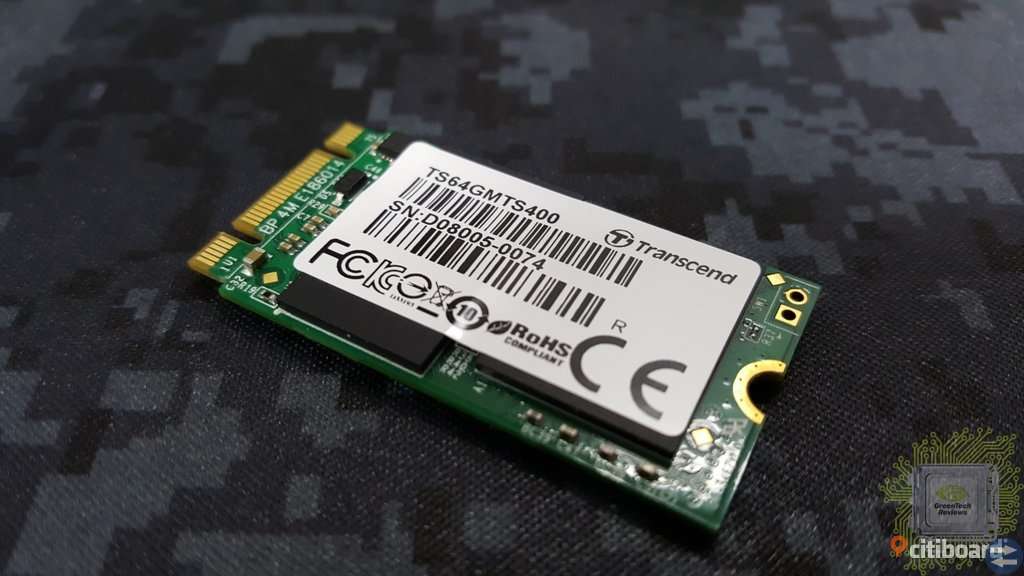 Transcend's M.2 SSD 64GB SATA III