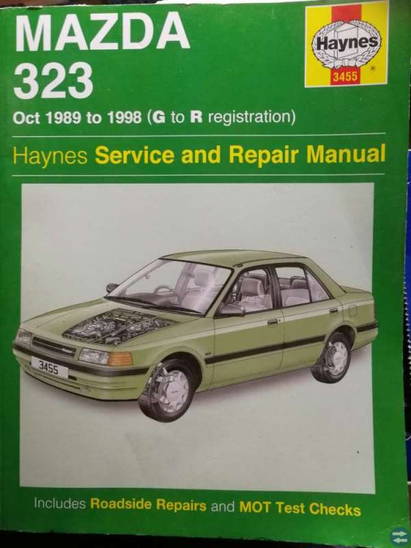 Haynes manual Mazda 323 - 89-98