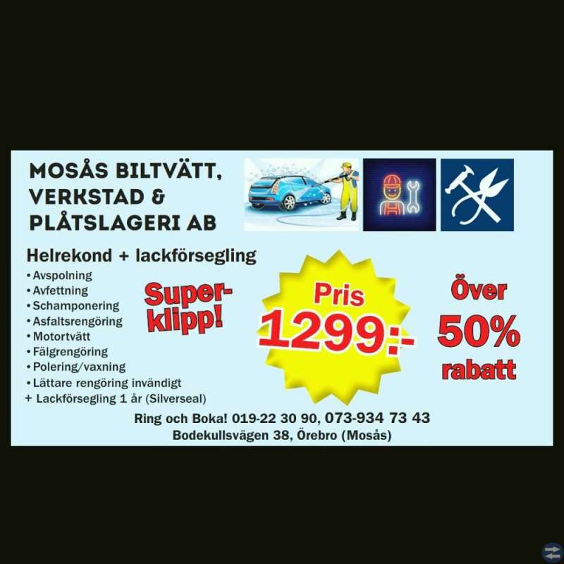 Helrekond +lackförsegling