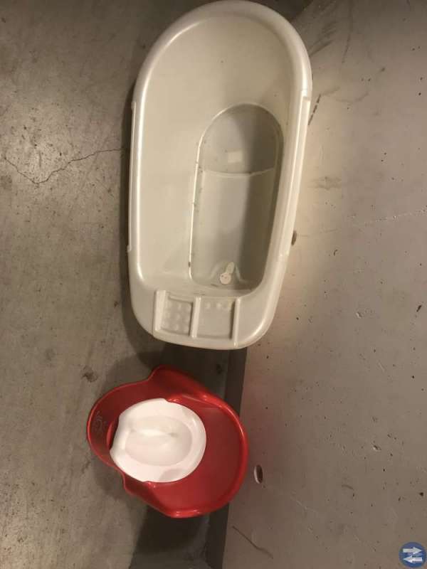 Baby bjorn potta och tvättbalja
