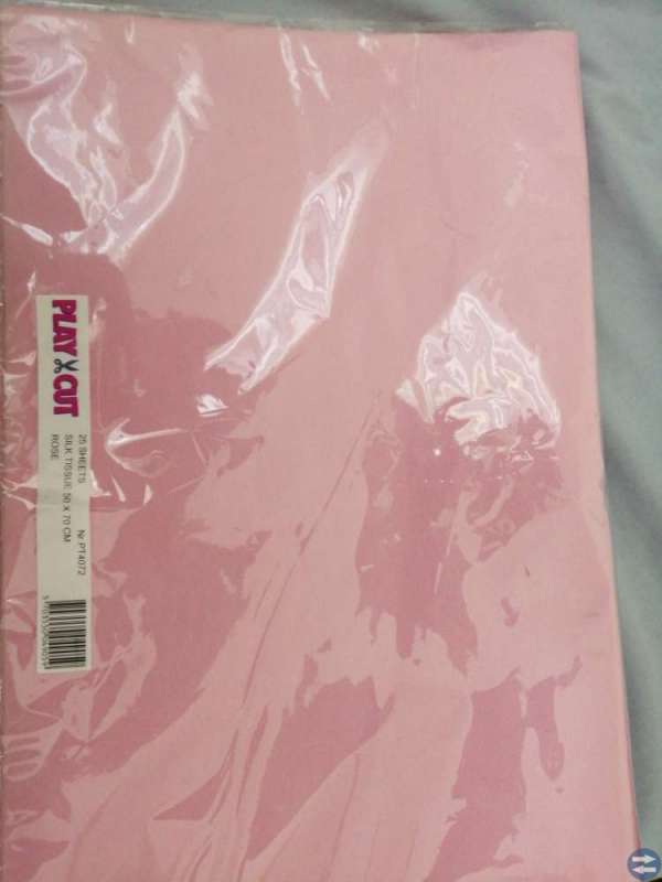 Play&Cut 25 sheets silk Tissue 50×70 cm Rose.