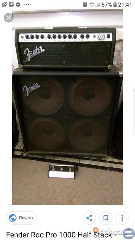 FENDER Gitarr förstärkare+4×12