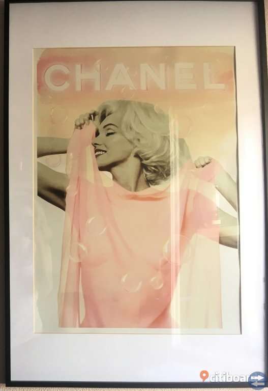 Unik Marilyn Monroe poster 50x70cm. Ram ingår inte!