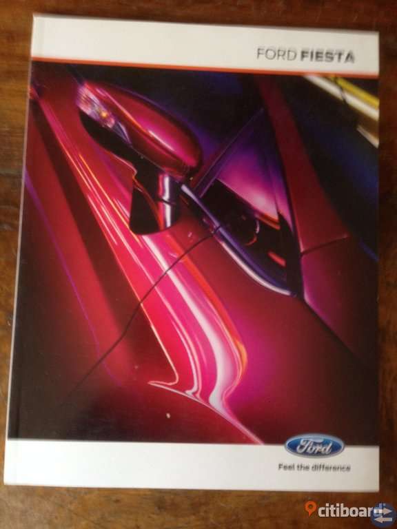 FORD FIESTA Broschyr 2011. 58 sidor.