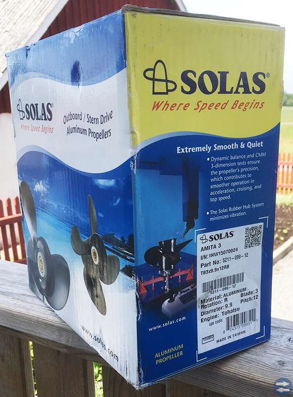 Solas Aluminumpropeller