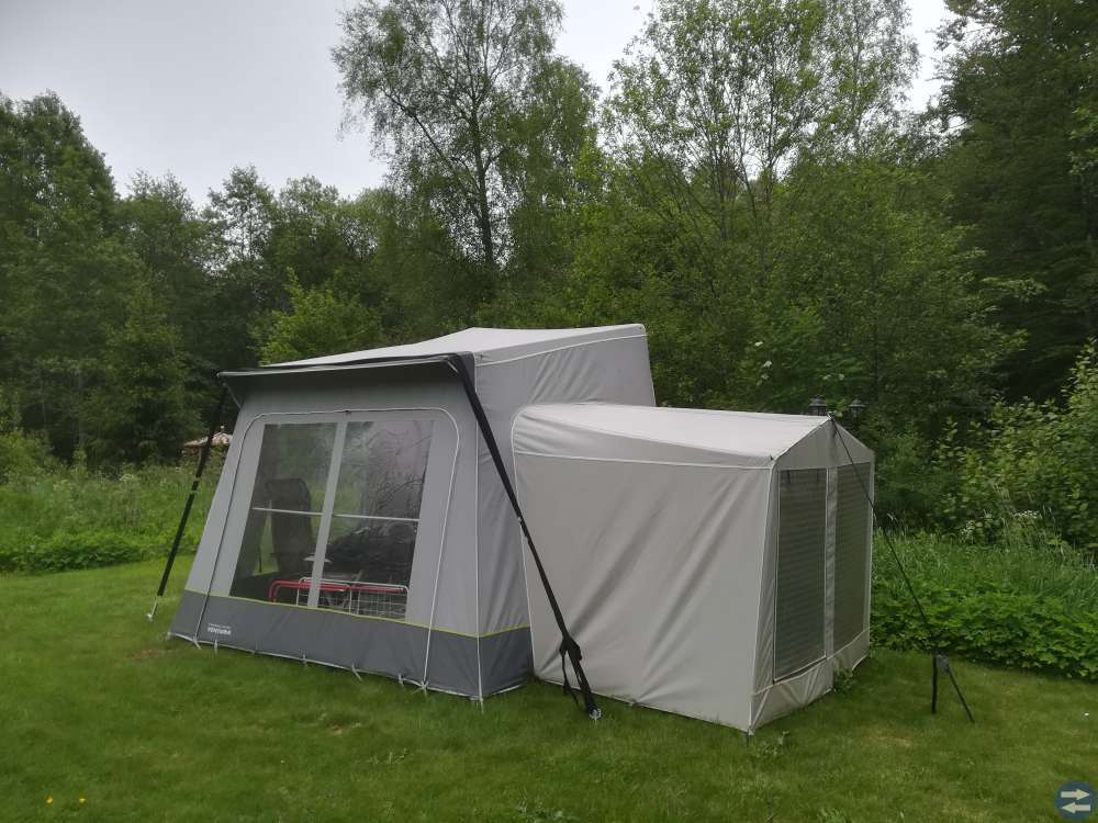Fristående resetält