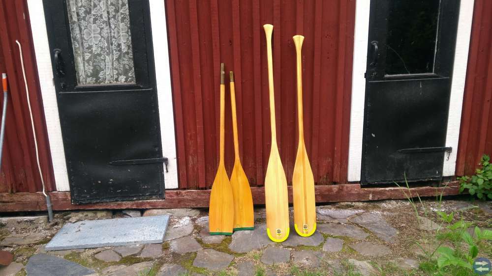 Paddlar till kanot