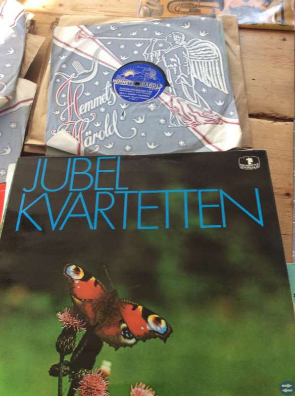 LP och 78varvsskivor
