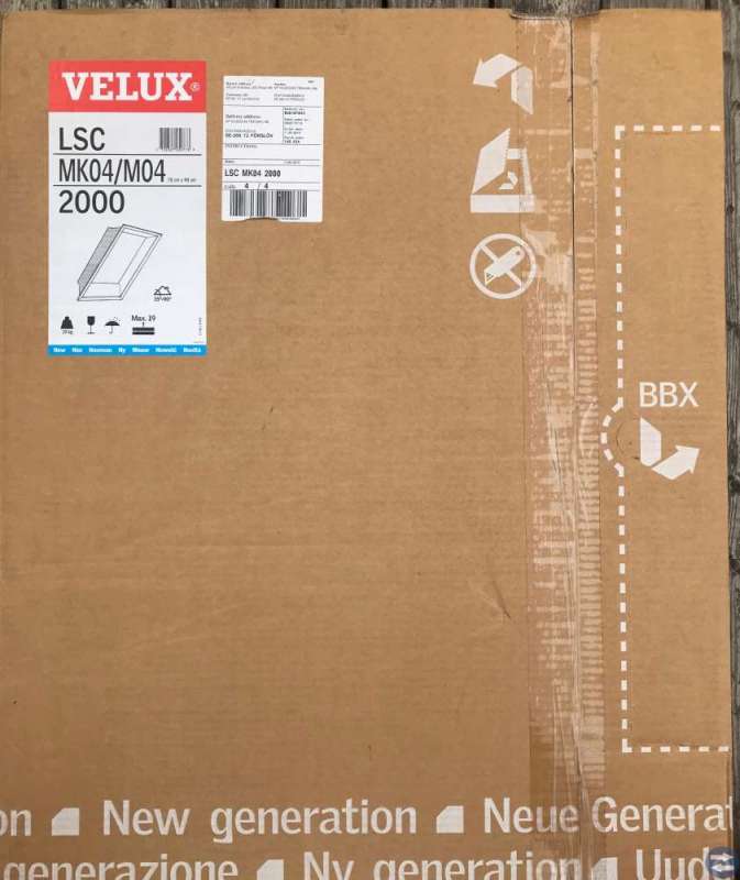 Velux takfönster, smygar