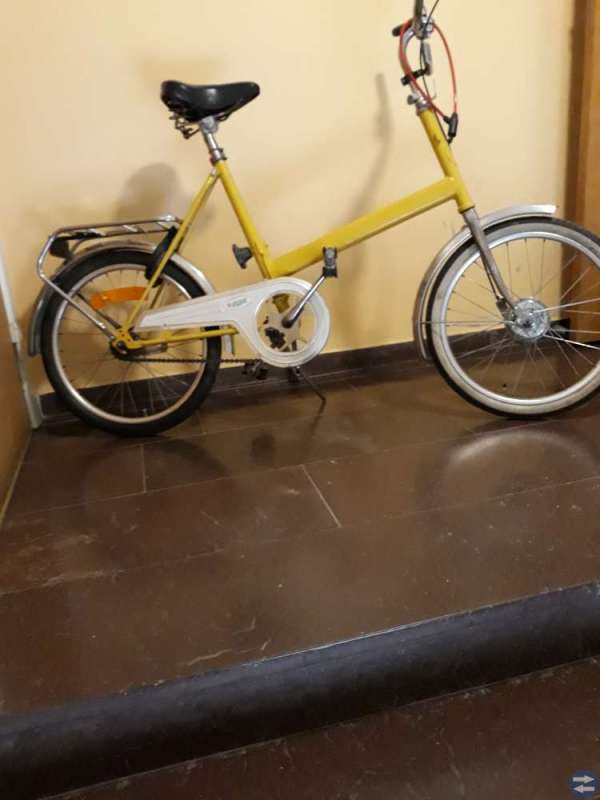 Minicykel.DBS gul i bra skick