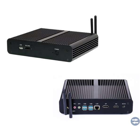 Ny i7 8550U 1.8/4.GHz mini PC för ultra HD 4K