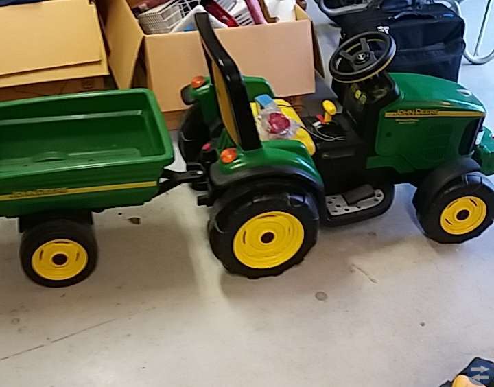 Traktor med vagn