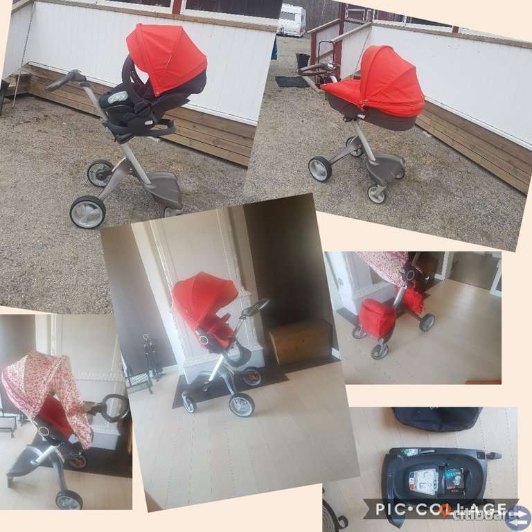Stokke xplory med alla tillbehör