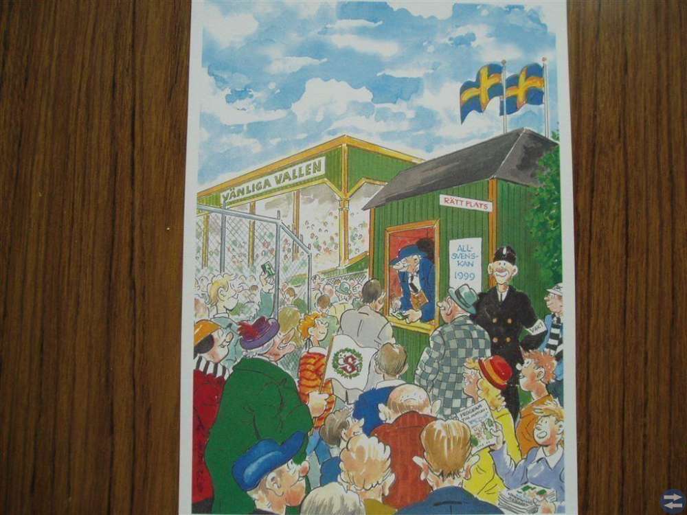 ÖSK Tryck utav Gunnar Persson med Kronblom på Eyra