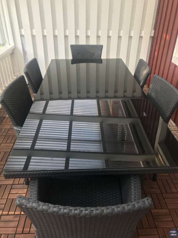 Utomhusmöbler i fint skick