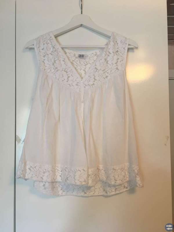 Vit blus SALT storlek S