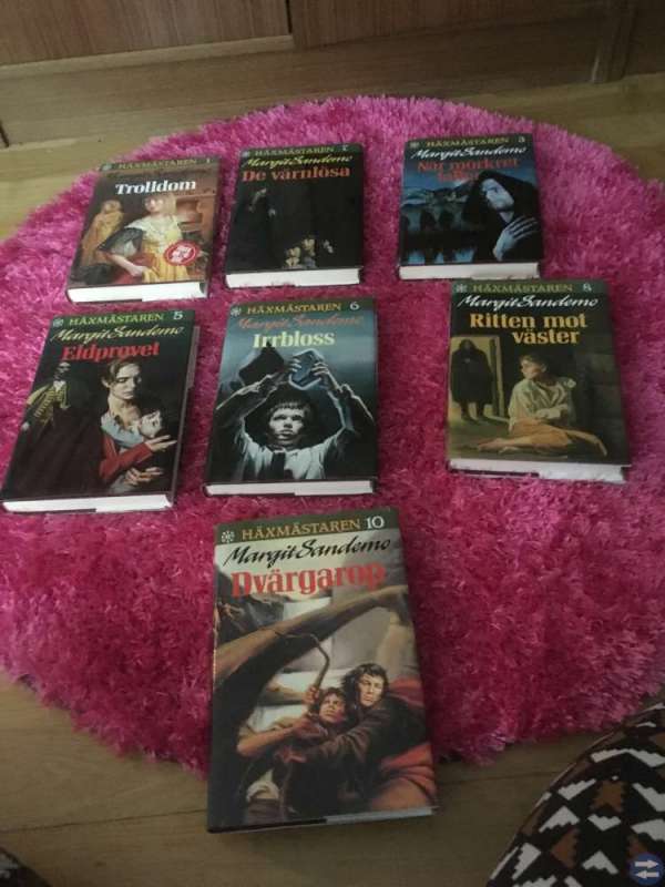 Margit Sandemo Häxmästaren serien