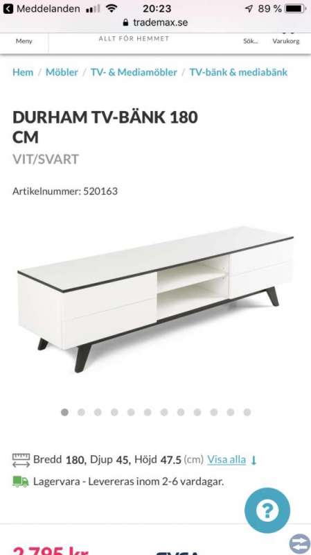 Tv-bänk