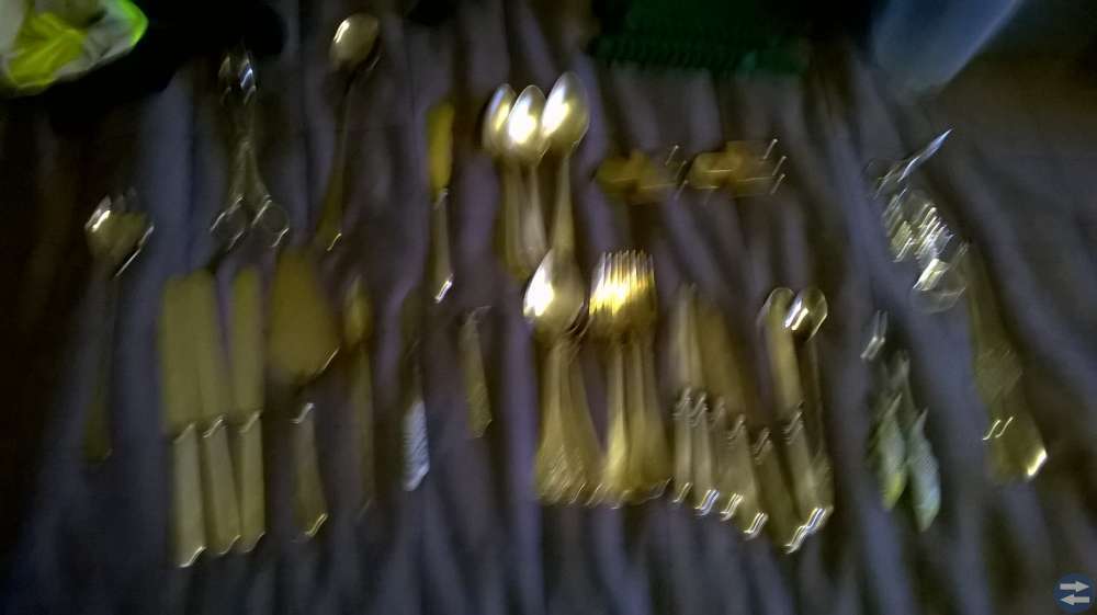 Diverse bestick i nysilver