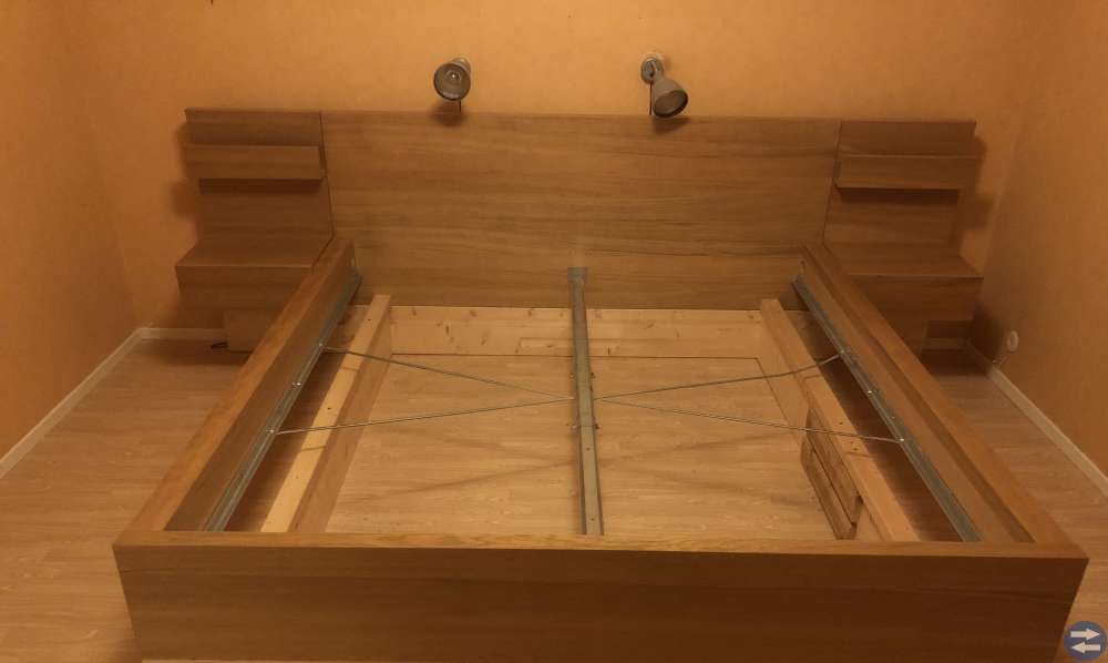 Sängstomme Ikea malm ek
