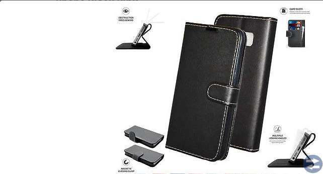 Motorola Moto E4 Plus Book Pouch Cover Case Wallet