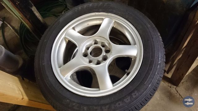 Aluminiumfälgar med sommardäck