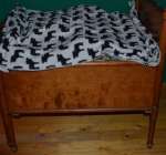 Antik Utdragbar barnsäng