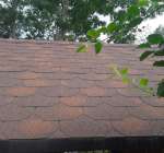 Shingel-plattor från Isola mod: kuttet rustikröda 