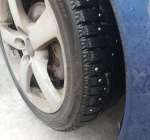 Dubbdäck på fälg 225/45 17 SAAB