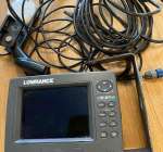 Plotter lowrance lxc-27c med ekolod samt  givare 