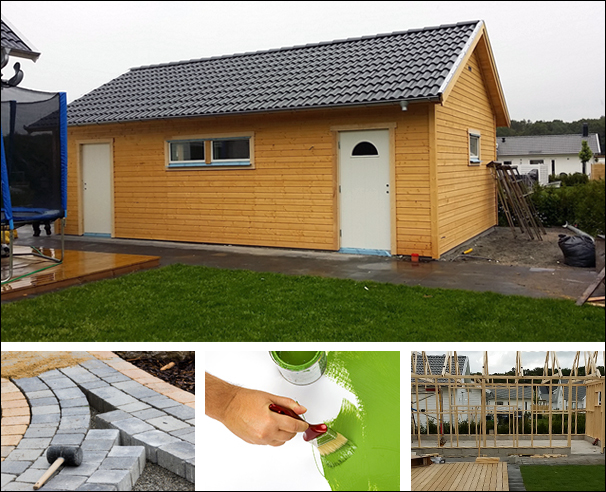 Bygg, snickeri, stenanläggning och måleri i Varberg