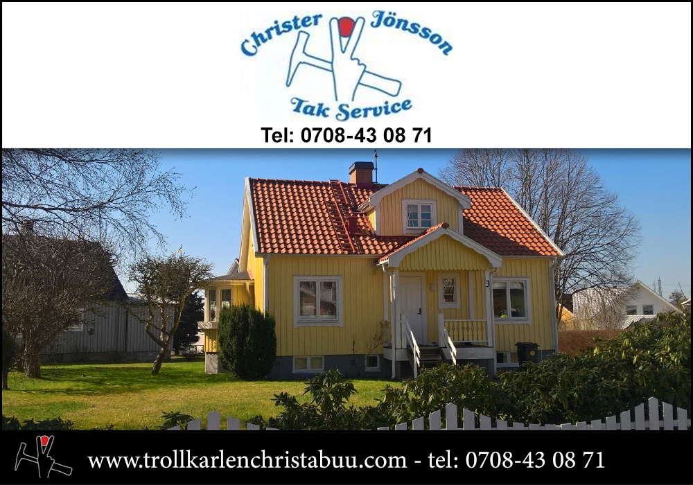 Takarbeten i Hylte - CJ Takservice & Trollkarlen Christabuu