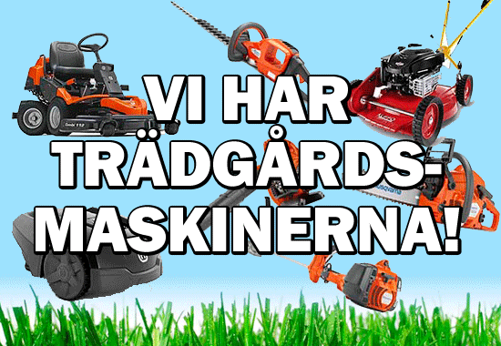 Trädgårdsmaskiner i Falkenberg | Årstad Skog & Trädgård AB