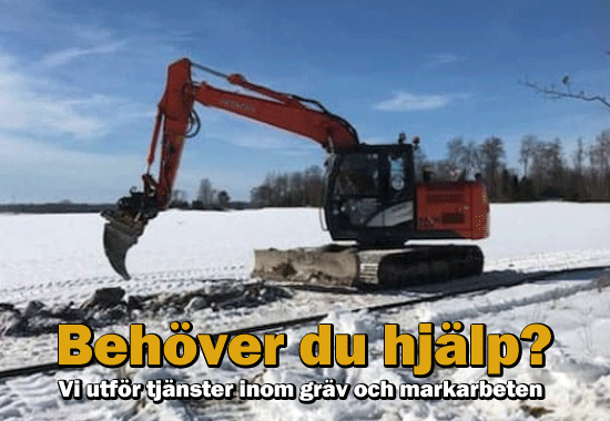 Grävning i Lidköping | Djups Gräv & Marktjänst AB