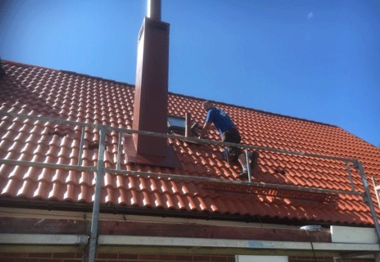 Takläggare i Sandviken